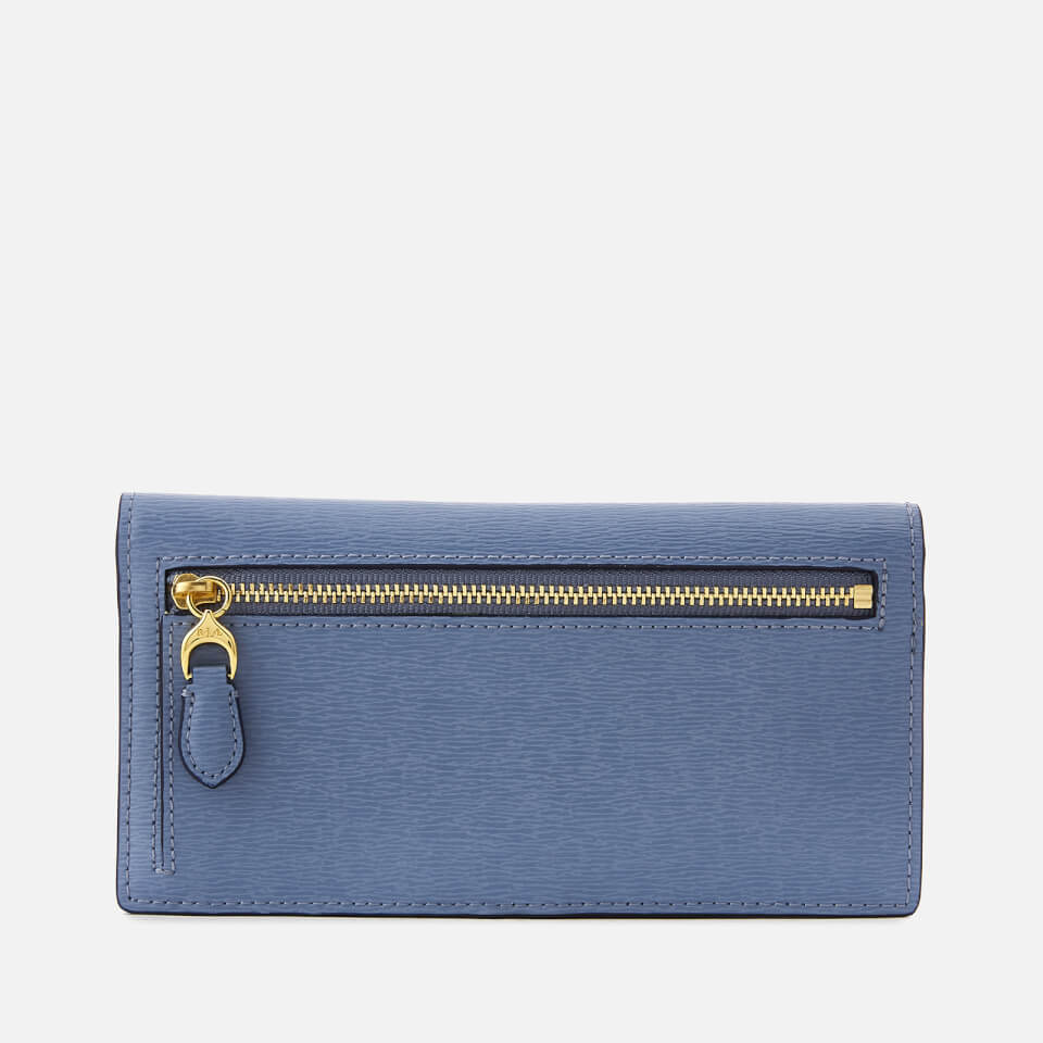 Lauren Ralph Lauren Women's Bennington Slim Medium Wallet - Blue Mist