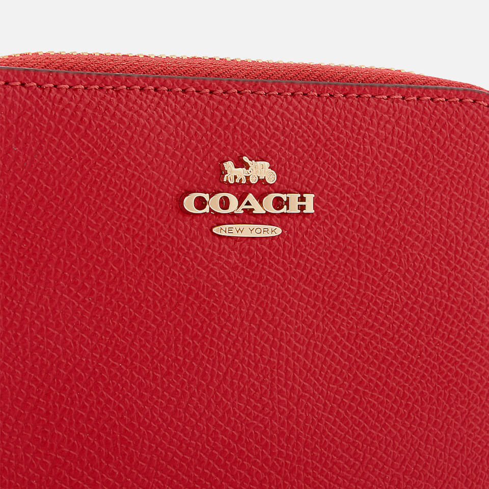 Coach 1941 Women's Crossgrain Leather Small Zip Wallet - Jasper