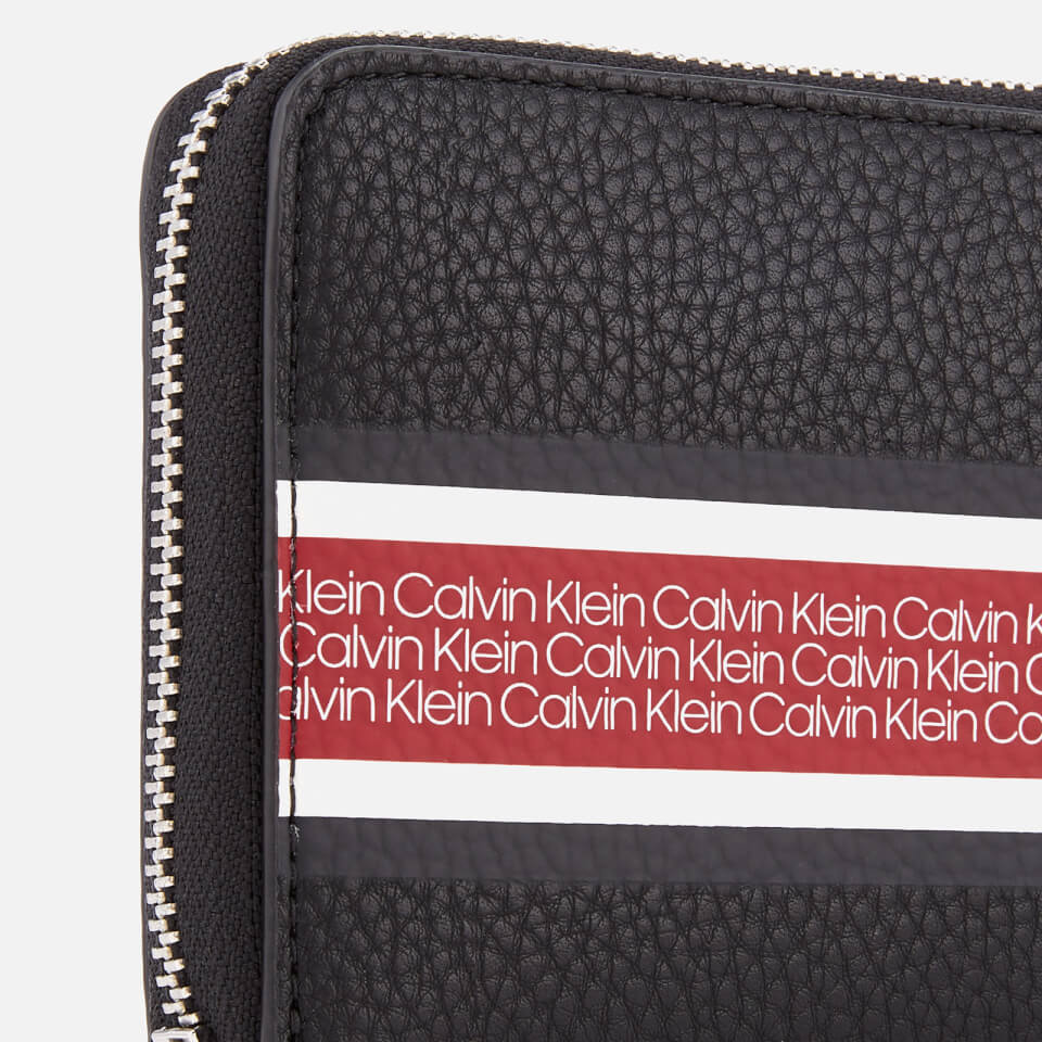 Calvin Klein Women's Race Large Zip Around Wallet - Black