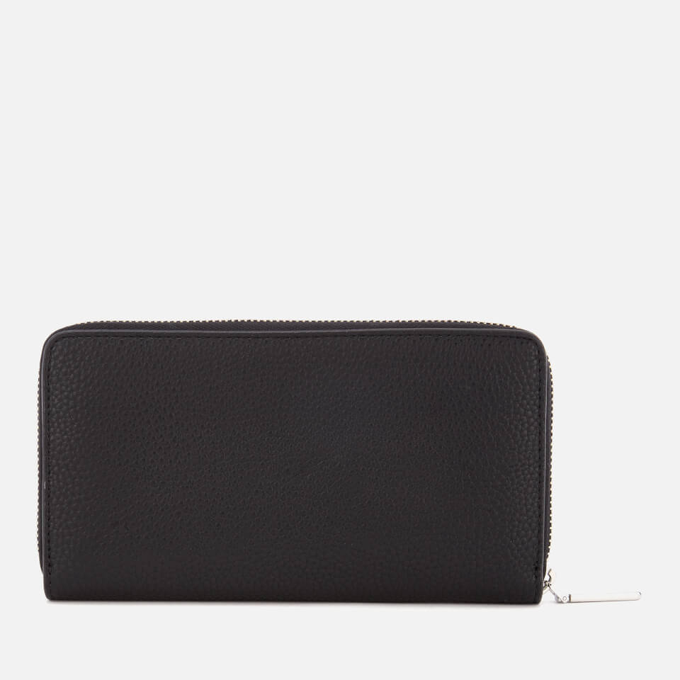Calvin Klein Women's Race Large Zip Around Wallet - Black