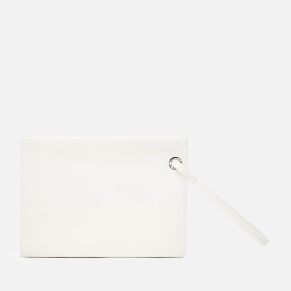 Calvin Klein Women's Logo Banner Medium Pouch - Bright White