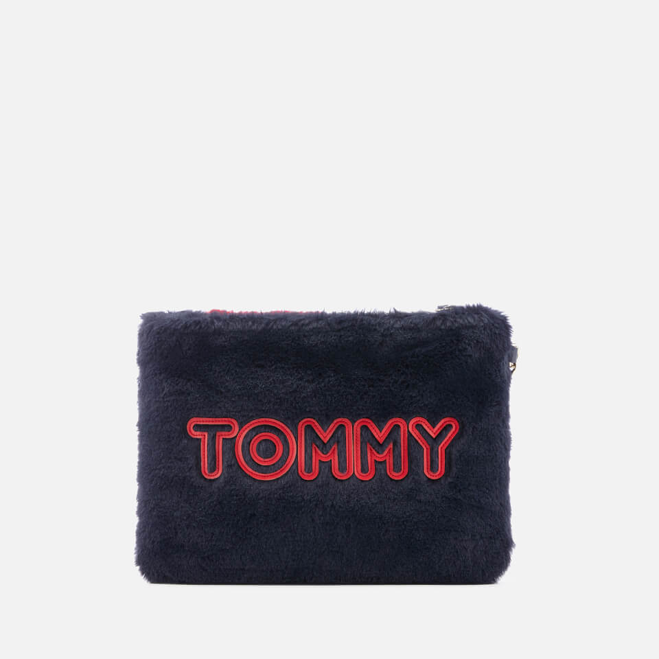 Tommy Hilfiger Women's Cool Tommy Fur Large Pouch - Corporate
