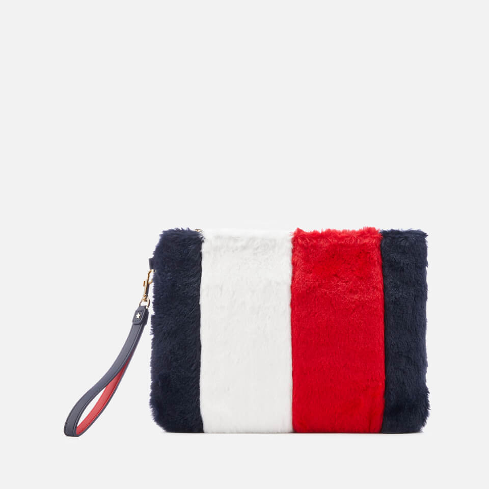Tommy Hilfiger Women's Cool Tommy Fur Large Pouch - Corporate