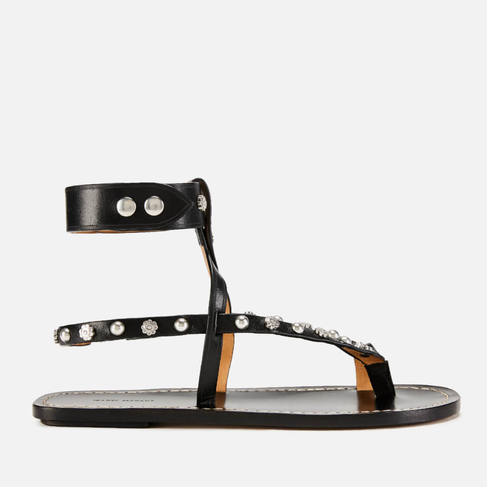 Isabel Marant Women s Engo Flat Sandals Black