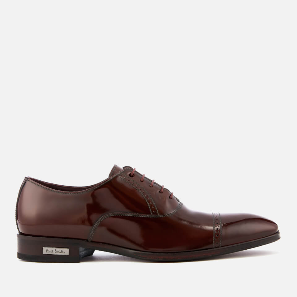 Paul Smith Men s Lord Leather Oxford Shoes Burgundy Coggles
