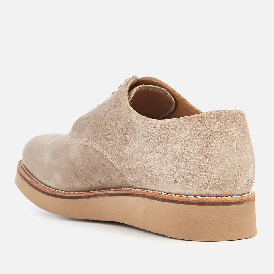 Grenson Men s Curt Suede Derby Shoes Maple Coggles