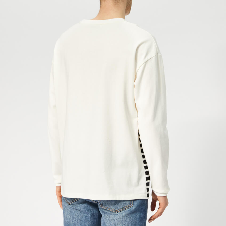 JW Anderson Men's G+G Transfer Print Top - Off White | Coggles JW Anderson Men's G+G Transfer Print Top - Off White | Coggles