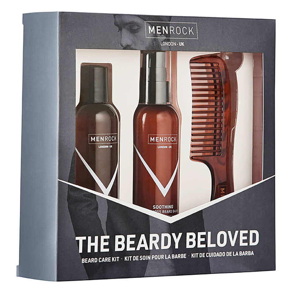 Men Rock The Beardy Beloved Starter Beard Care Kit - Soothing Oak Moss