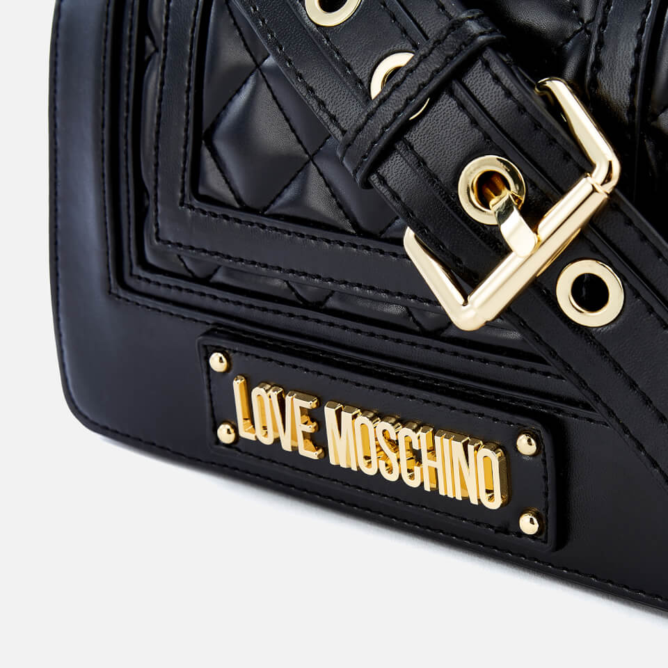 Love Moschino Women's Quilted Detail Bag - Black