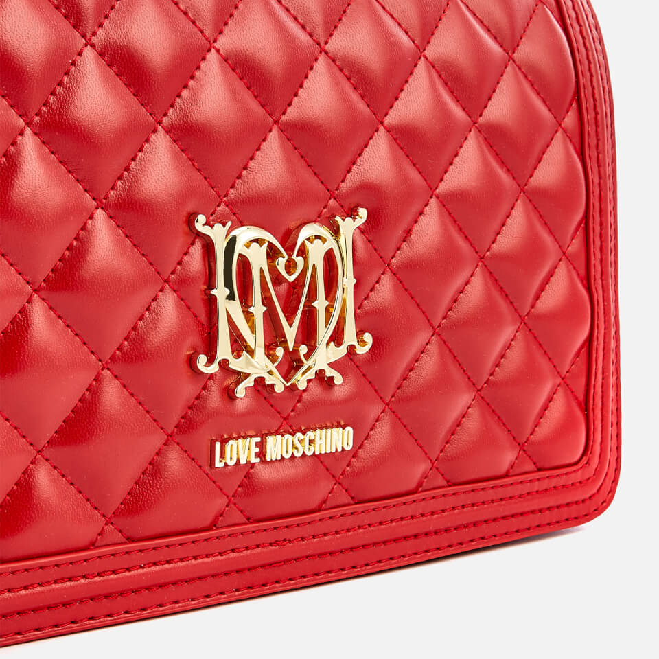 Love Moschino Women's Quilted Shoulder Bag - Red
