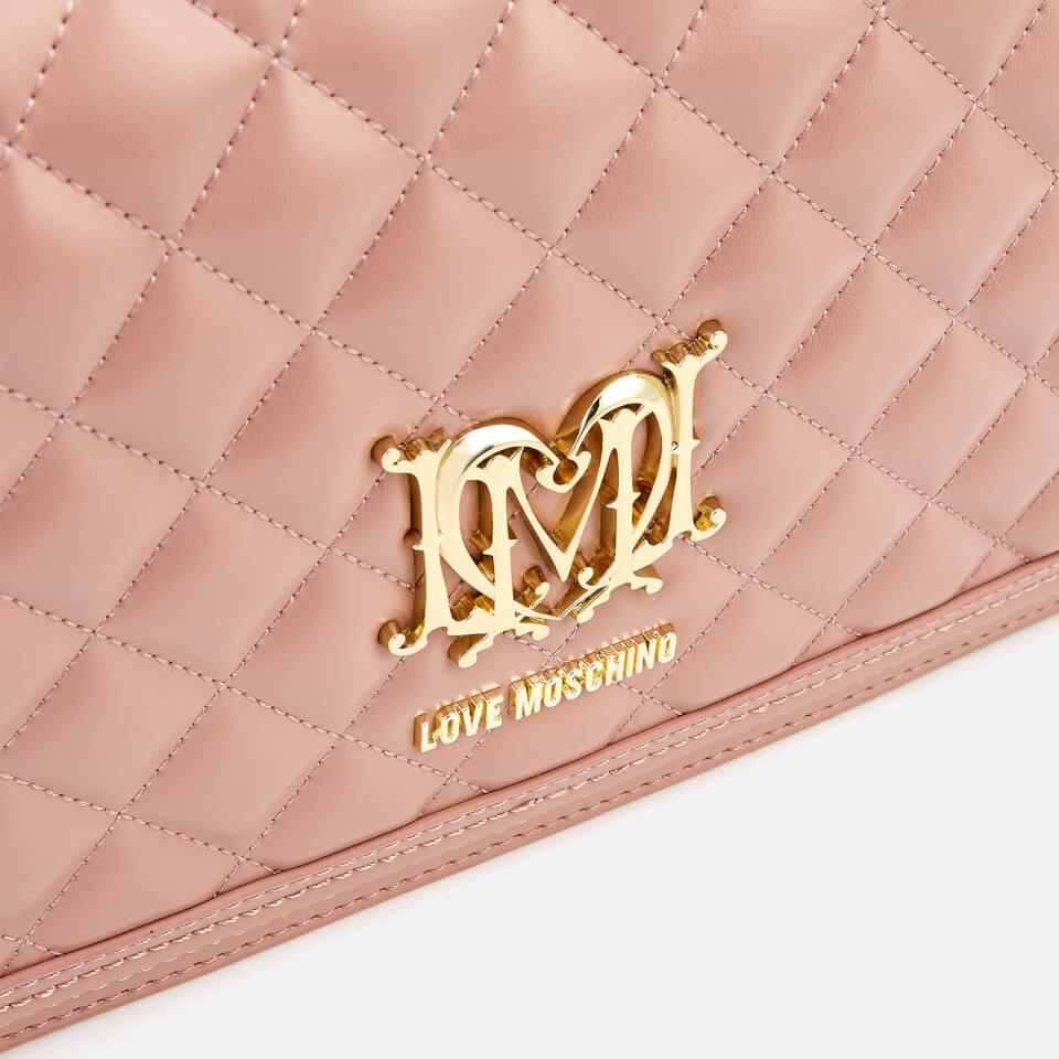 Love Moschino Women's Quilted Shoulder Bag - Pink