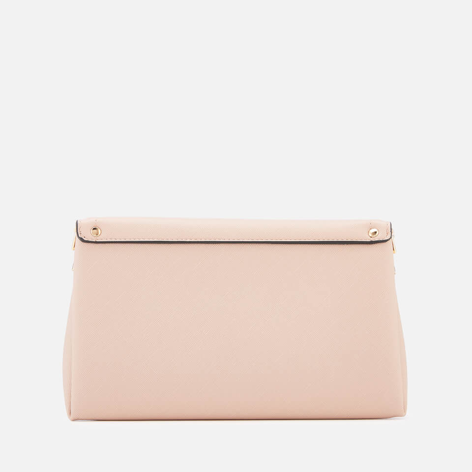 Dune Women's Enzie Key Lock Bag Clutch - Nude