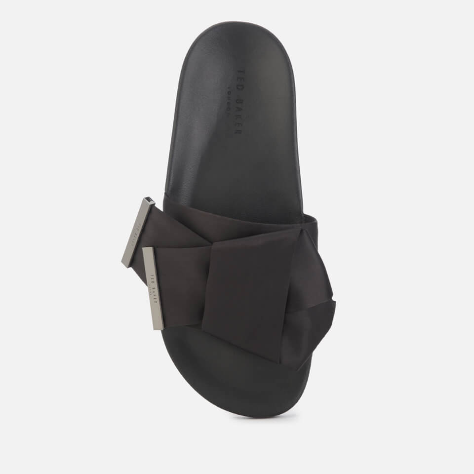 Ted baker knotted bow sliders shop