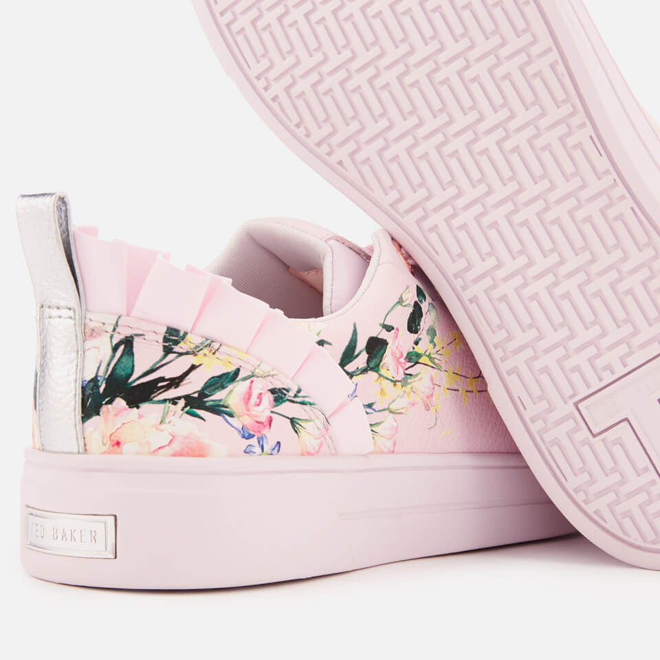 Ted Baker Women s Astrna 2 Leather Fill Low Top Trainers Elegant Pink