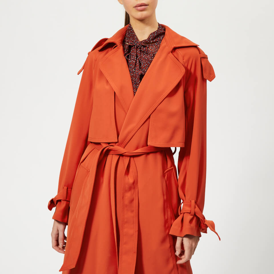 Michael michael kors hot sale draped trench coat