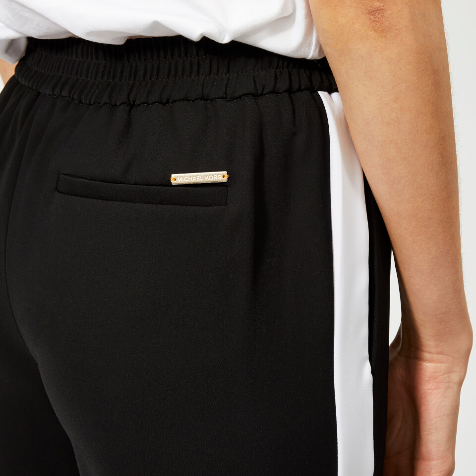 MICHAEL Michael Kors Women s Stripe Track Pants Black White XS Coggles