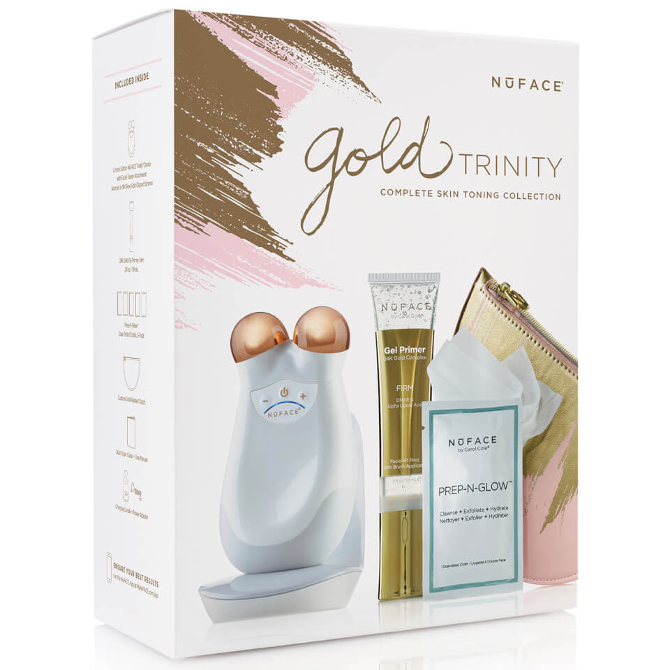 NuFACE Gold Trinity Complete Skin Toning Collection