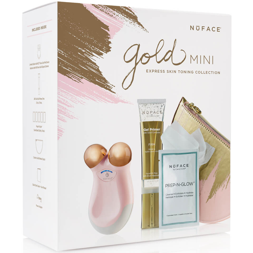 NuFACE Gold Mini Express Skin Toning Collection