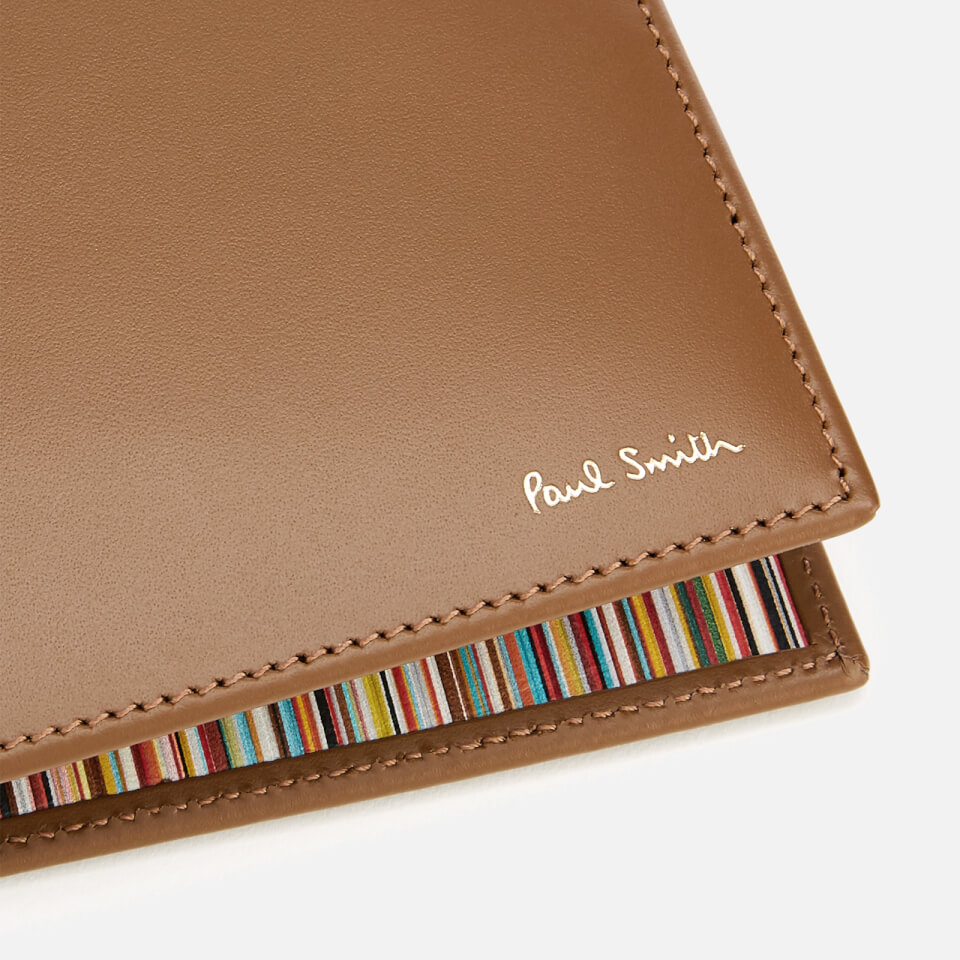Paul Smith Men's Billfold Stripe Wallet - Tan