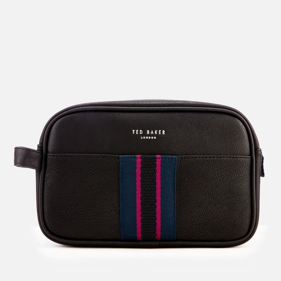 Ted Baker Men's Benny Webbing Wash Bag and Towel - Black