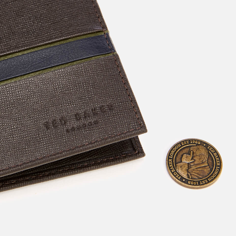 Ted Baker Men's Musta Bifold Wallet - Chocolate