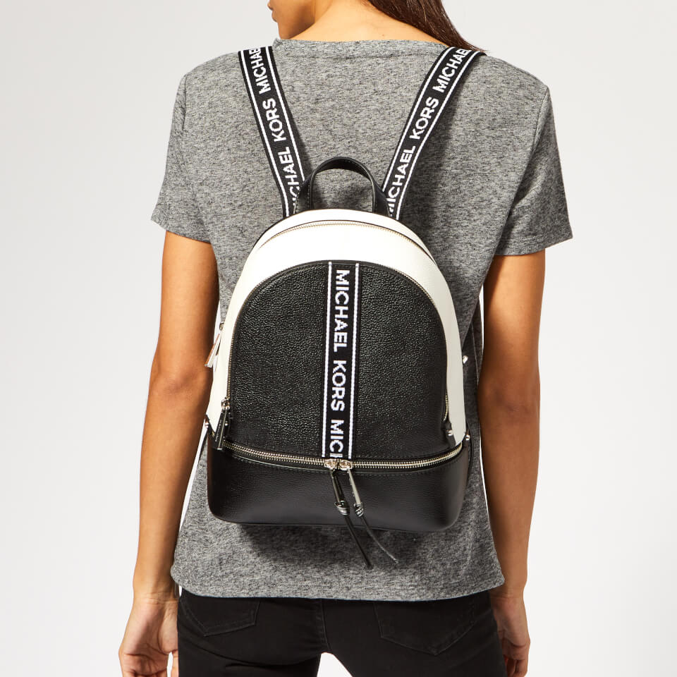 MICHAEL MICHAEL KORS Women's Rhea Zip Backpack - Black/White