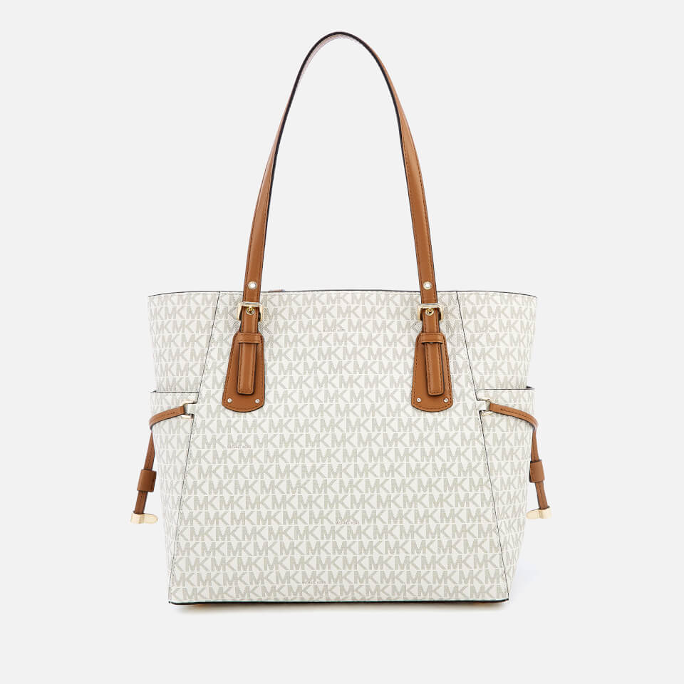 MICHAEL Michael Kors Women's Voyager East West Tote Bag - Vanilla