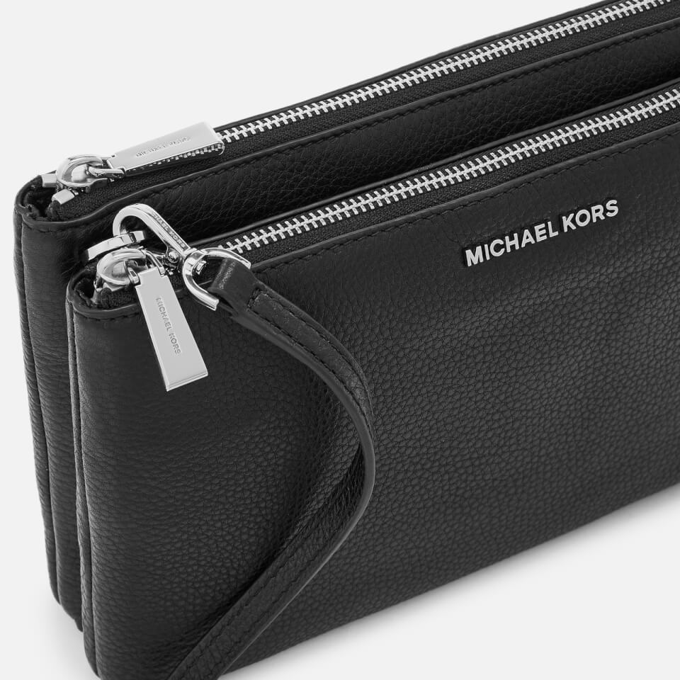 MICHAEL MICHAEL KORS Women's Adele Double Zip Cross Body Bag - Black