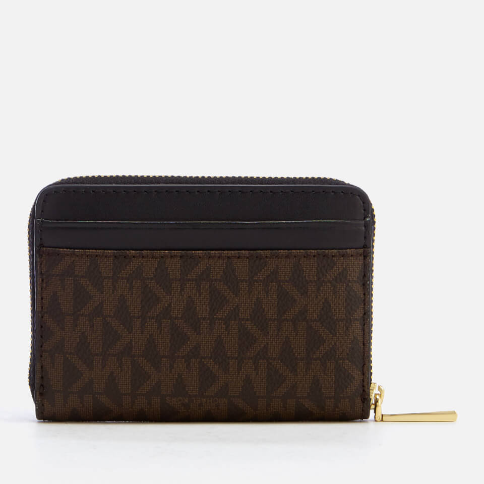 MICHAEL MICHAEL KORS Women s Money Pieces Coin Card Case Brown Black
