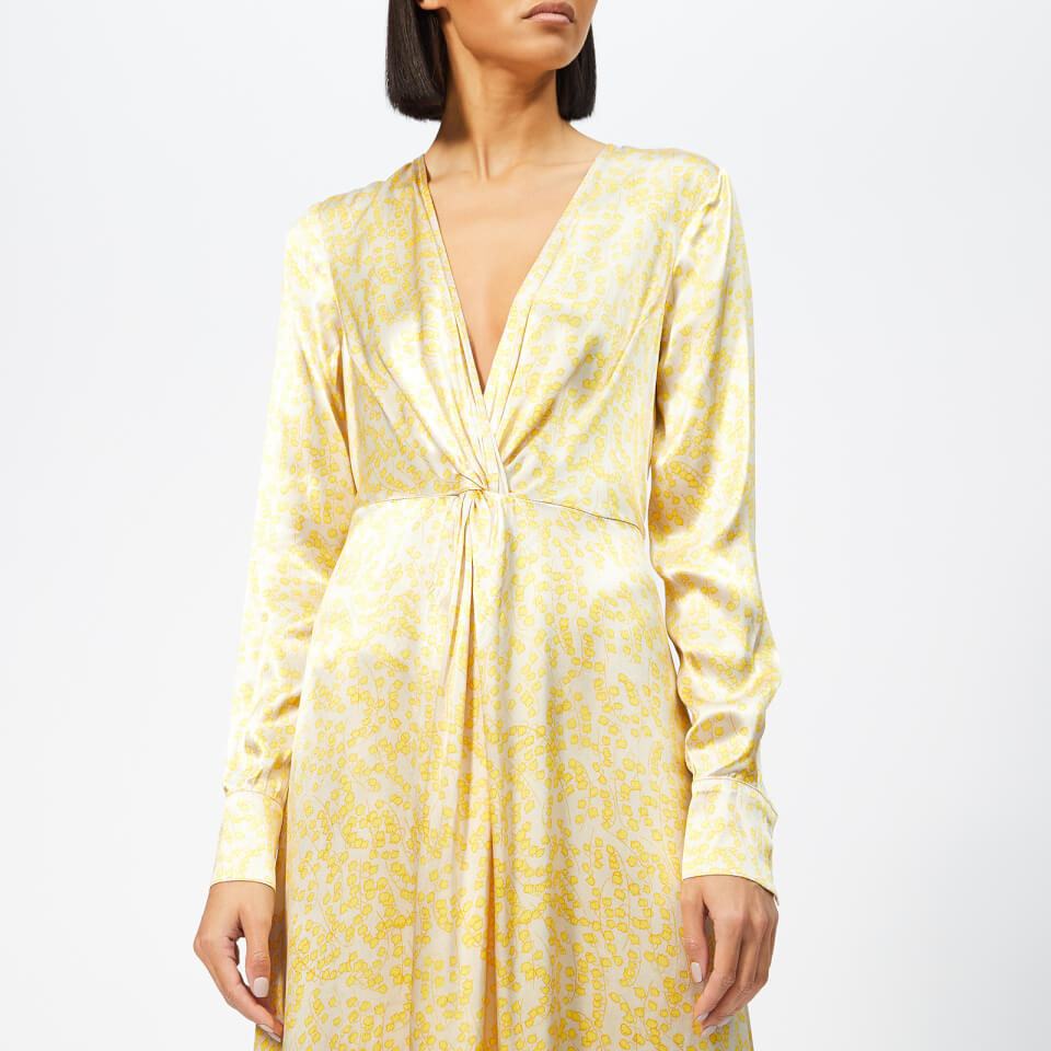 Ganni cameron twist dress sale