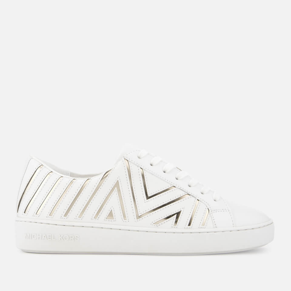 MICHAEL MICHAEL KORS Women s Whitney Leather Cupsole Trainers