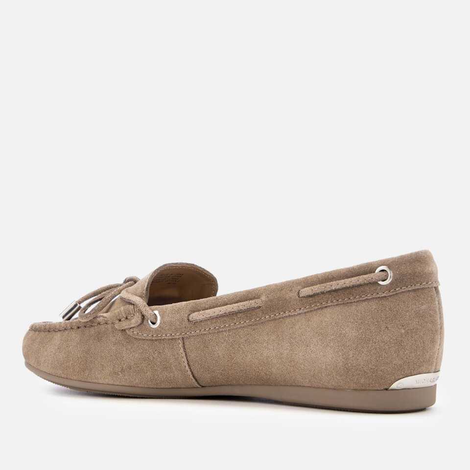MICHAEL MICHAEL KORS Women s Sutton Suede Moccasins Warm Taupe Allsole