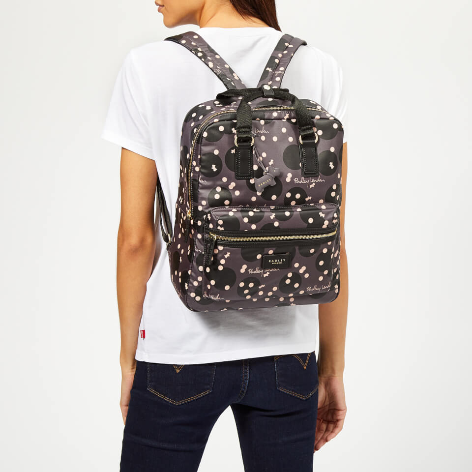 Radley Women's Clouds Hill Large Zip-Top Backpack - Charcoal