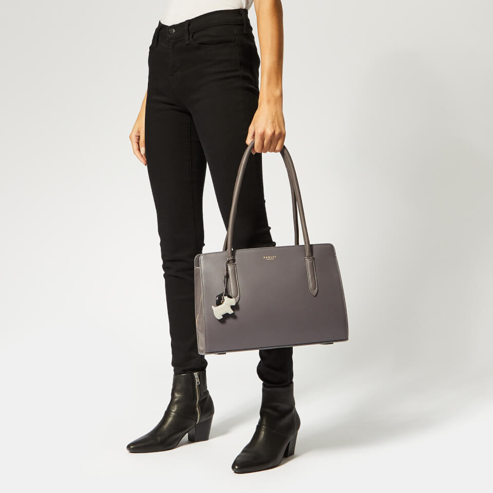 Radley Women's Liverpool Street Medium Zip Top Shoulder Bag - Charcoal
