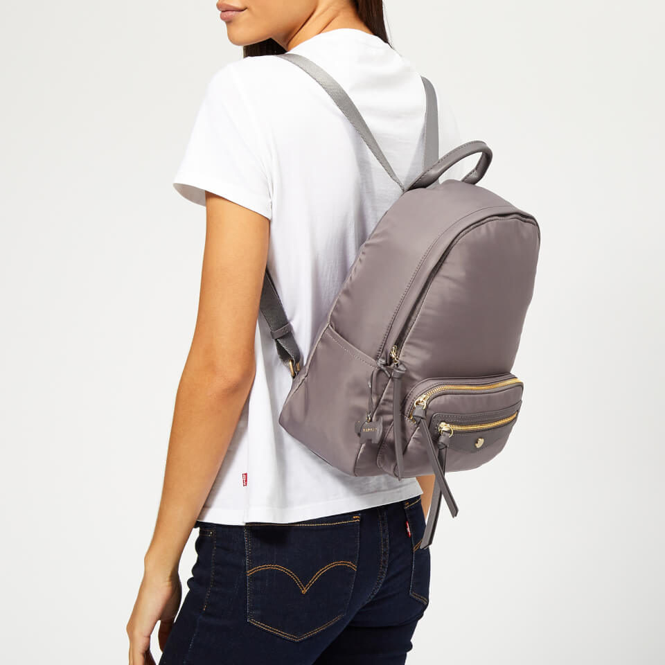 Radley Women's Merchant Hall Medium Backpack Zip Top Bag - Charcoal