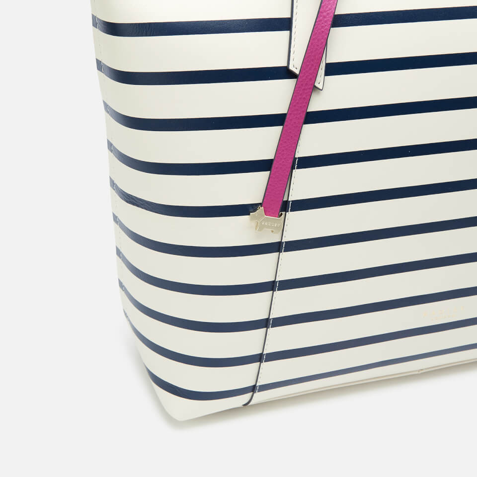 Radley Women's Wood Street Stripe Large East West Tote Bag - Chalk