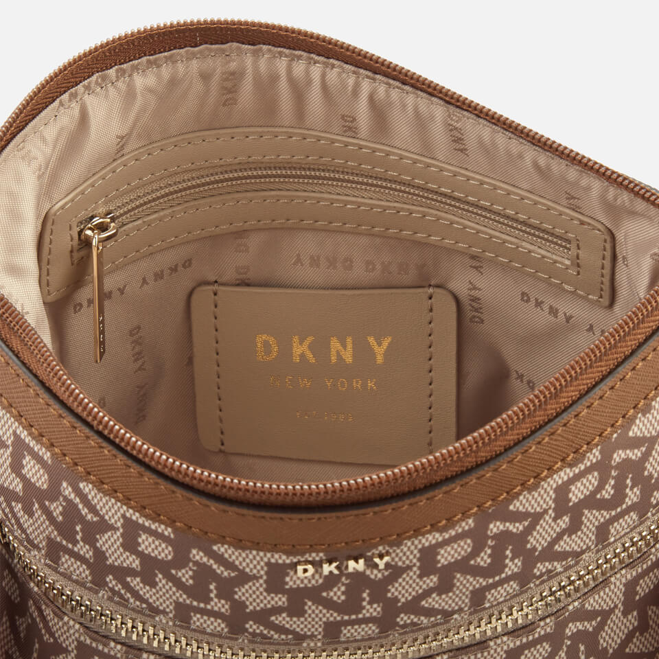 DKNY Women's Casey Zip Cross Body Bag - Cream