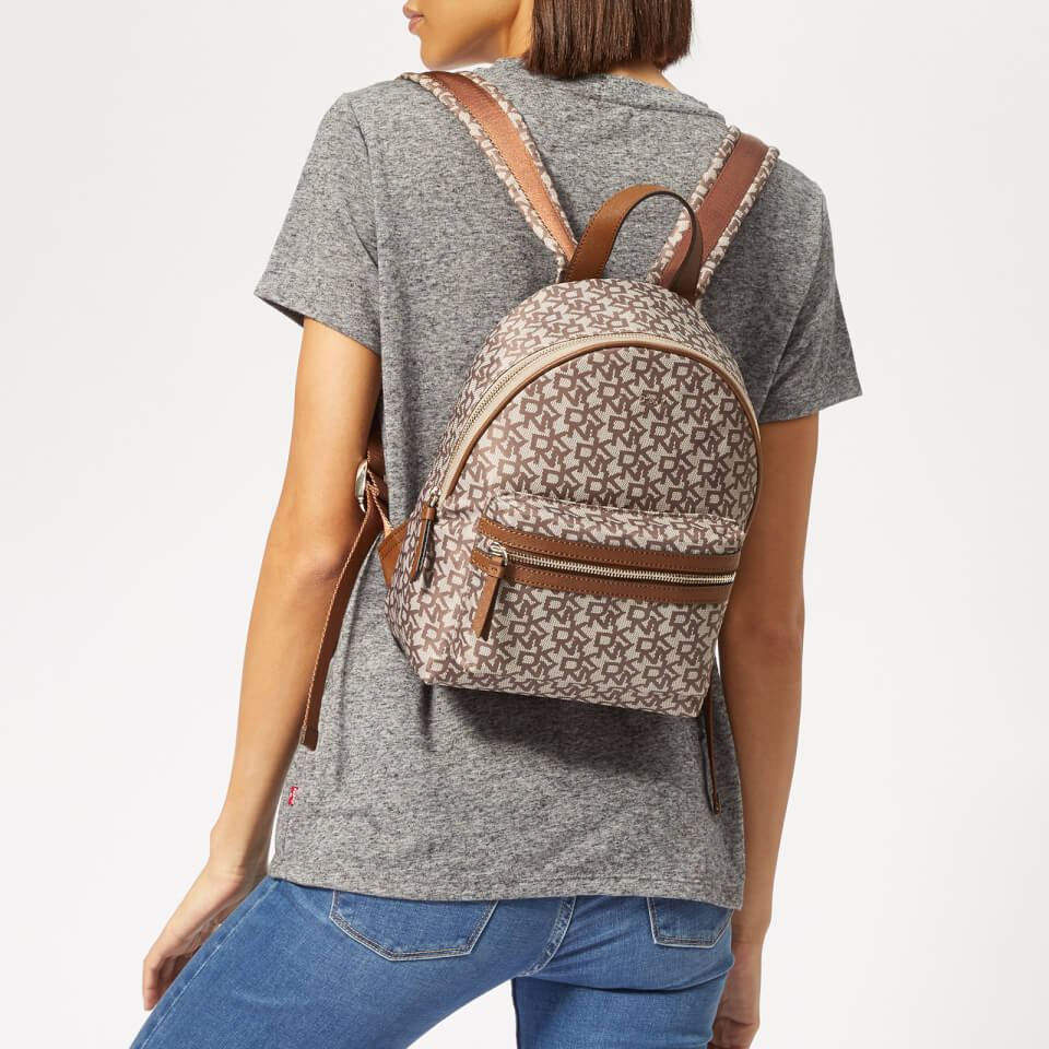 DKNY Women's Casey Medium Backpack - Cream