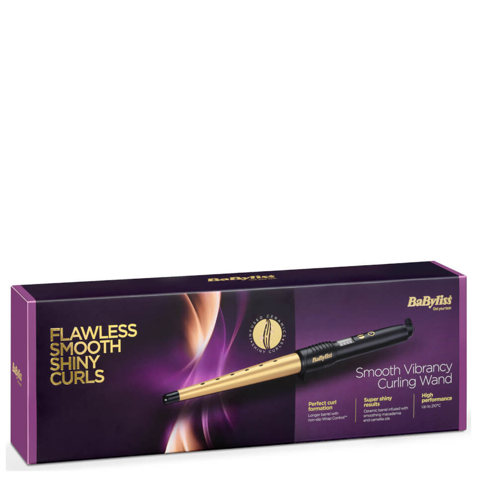 BaByliss Smooth Vibrancy Curling Wand
