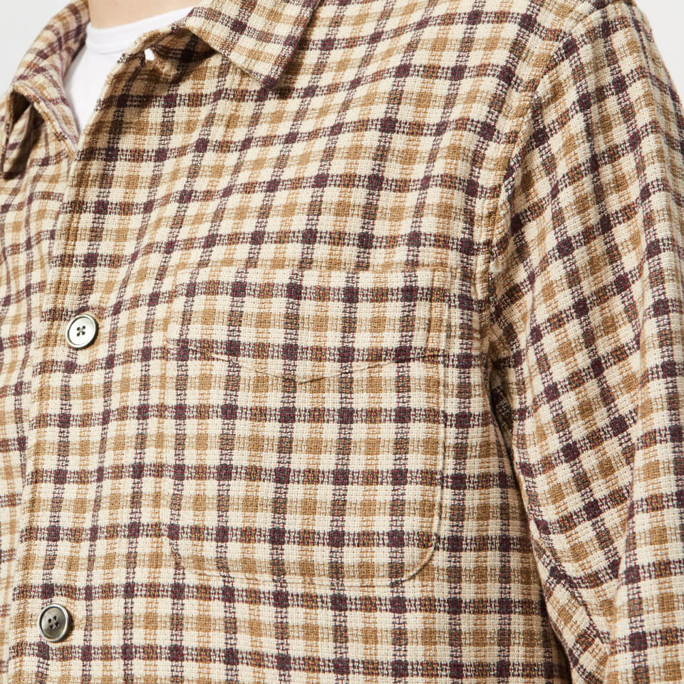 クラネ CLANE BUSITER SET CHECK SHIRT （GRAY） - ファッション