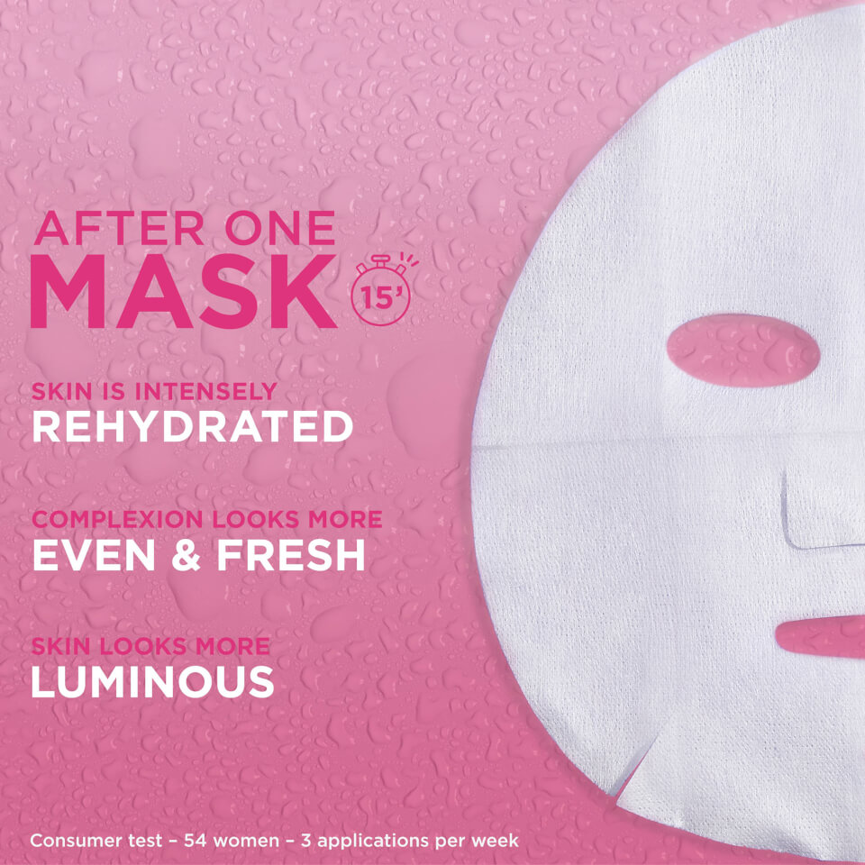 Garnier Moisture Bomb Sakura Hydrating Face Sheet Mask for Dull Skin 32g