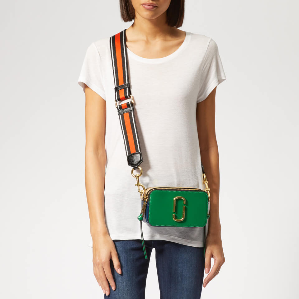 Marc Jacobs Women's Snapshot Cross Body Bag - Pepper Green Multi