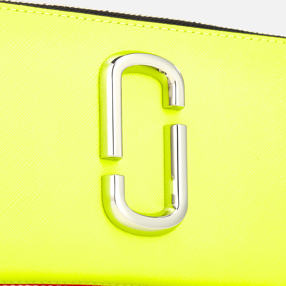 Marc Jacobs Women's Snapshot Continental Wallet - Bright Yellow Multi