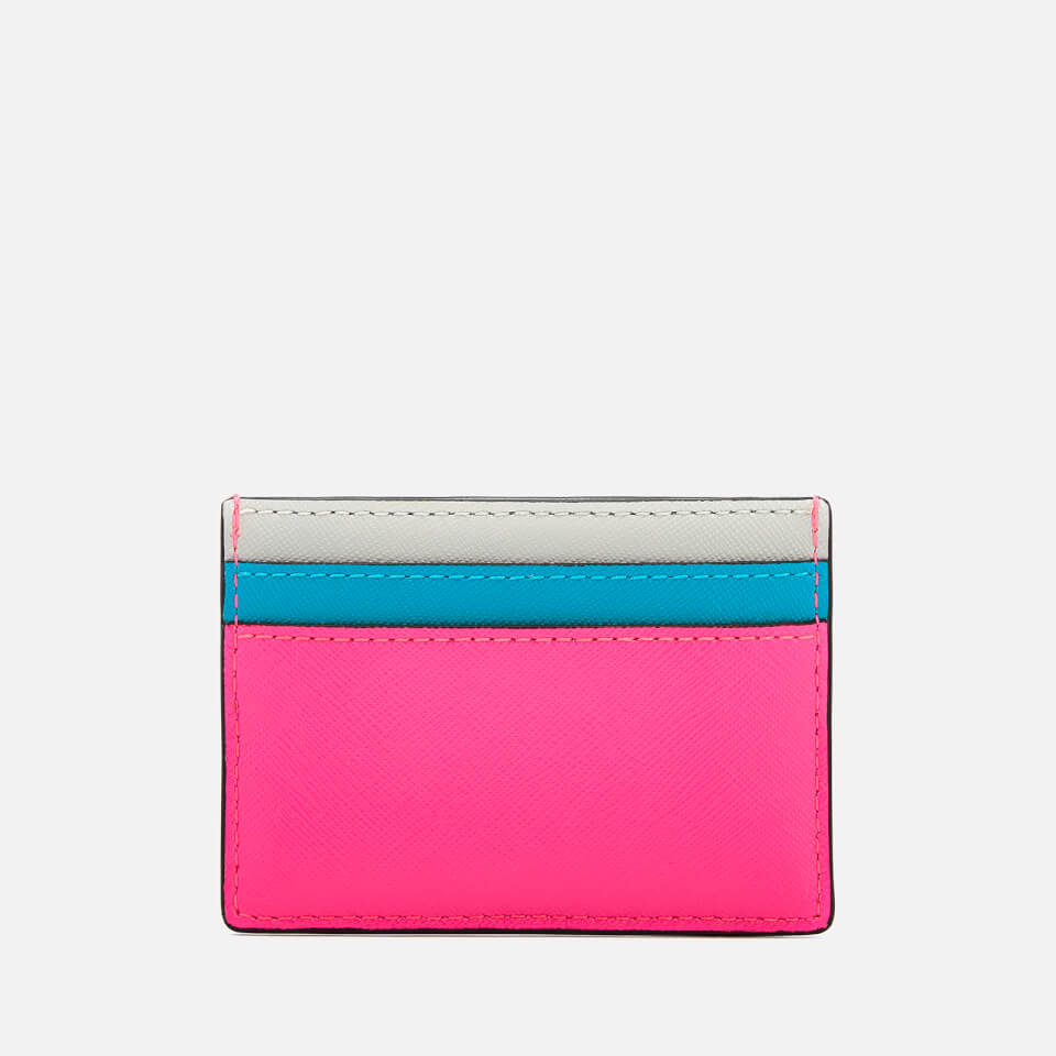 Marc Jacobs Women's Snapshot Card Case - Bright Pink Multi
