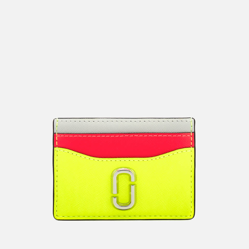 Marc Jacobs Women's Snapshot Card Case - Bright Yellow Multi