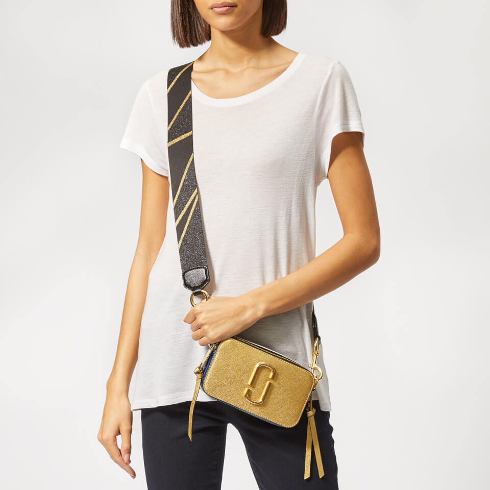 Marc Jacobs Women's Snapshot Cross Body Bag - Gold Multi