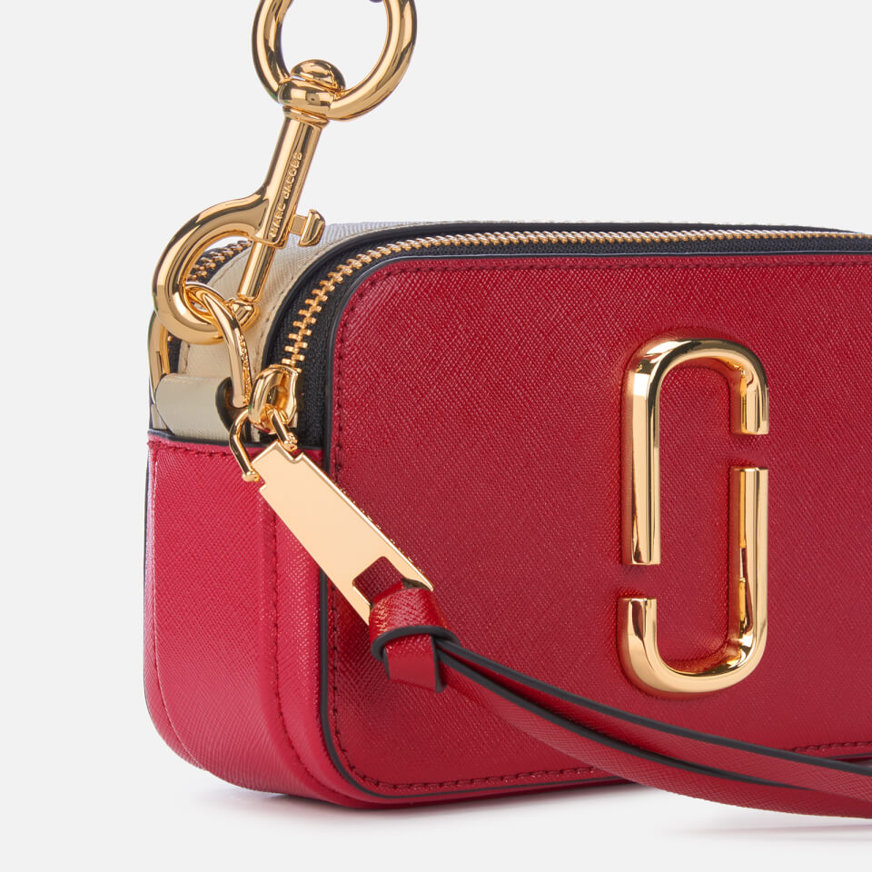 Marc Jacobs Snapshot (Red Multi) Handbags Make a statement without saying a  word carrying the stylish Marc Jacobs Snapshot bag. Shoulder bag made from  genuine s…