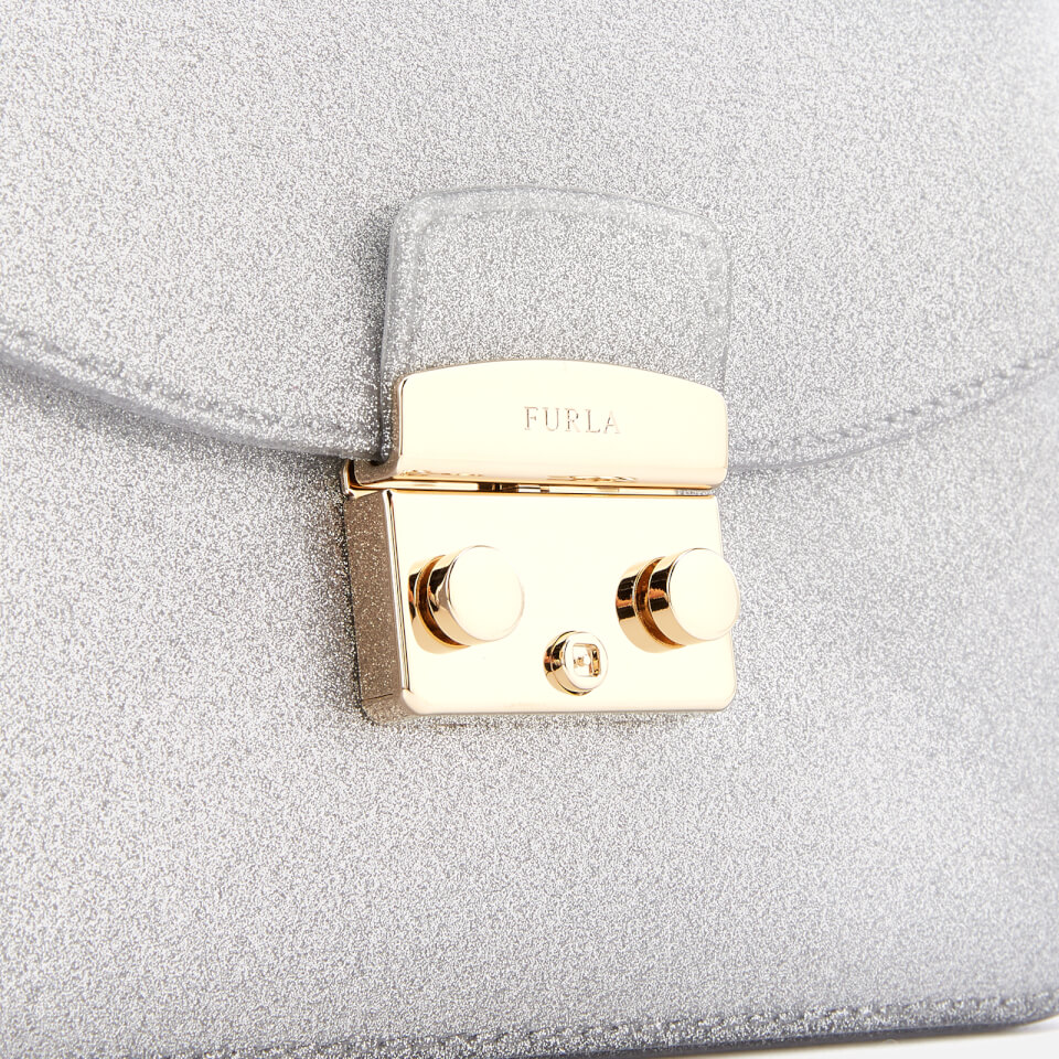 Furla Women's Candy Meringa Mini Cross Body Bag - Silver