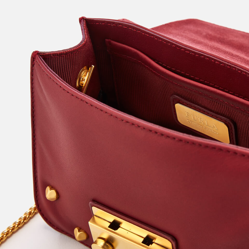 Furla Women's Metropolis Amoris Mini Cross Body Bag - Red