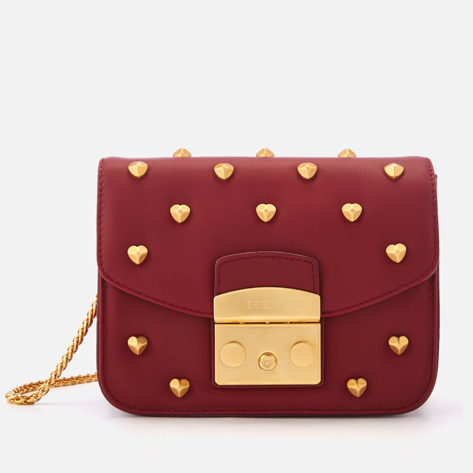 Furla Women s Metropolis Amoris Mini Cross Body Bag Red